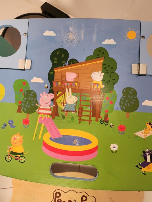 Peppa Pig дървена маса/ чин за рисуване