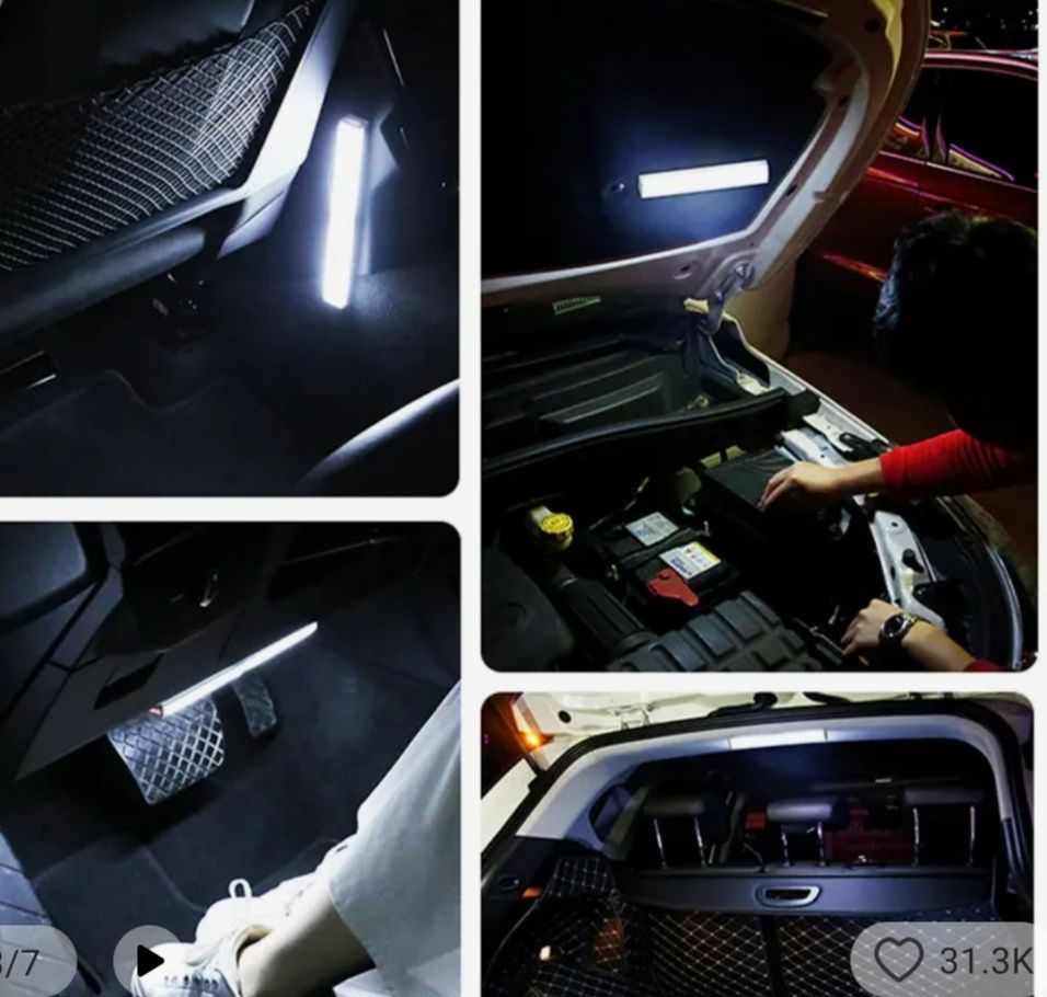 Автомобилна LED безжична сензорна светлина