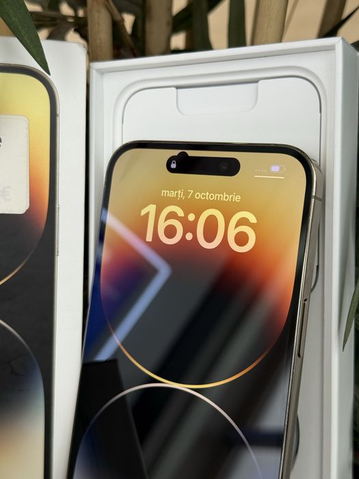 iPhone 14 PRO MAX Gold-128GB-Neverlocked-Accesorii Originale