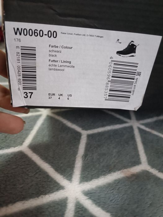 Rieker - зимни боти 37 номер