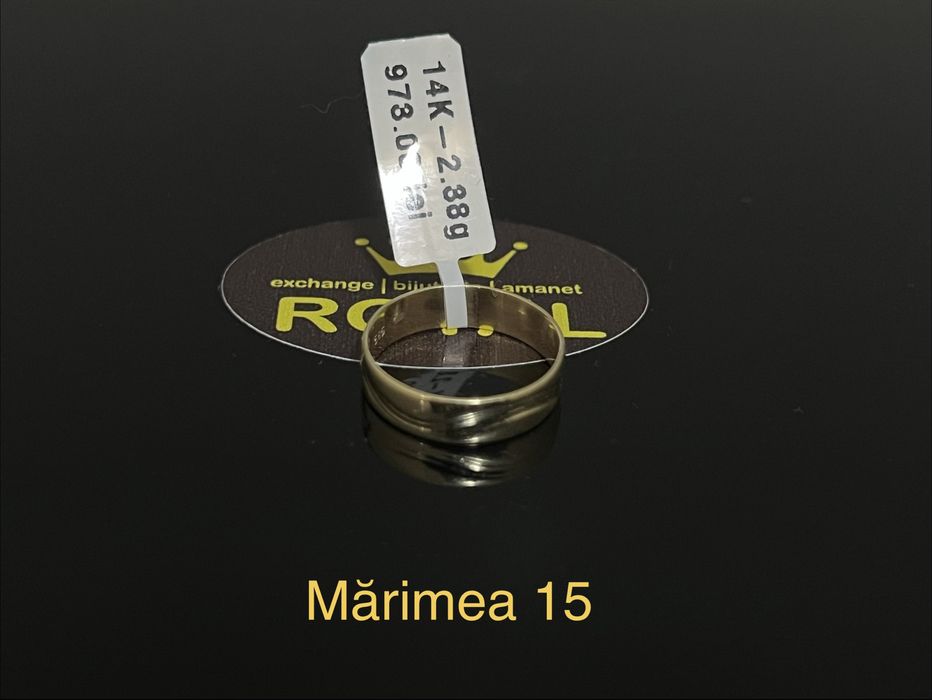 Bijuteria Royal CB : Inel stil Verigheta aur 14k 2,38gr