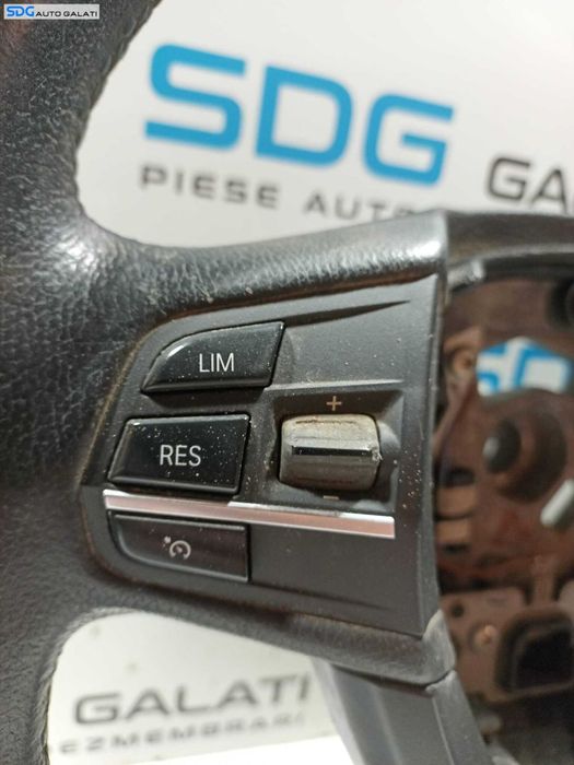 Volan Piele cu Comenzi FARA Airbag BMW Seria 5 F10 2009 - 2014 Cod 9229480 [X3438]
