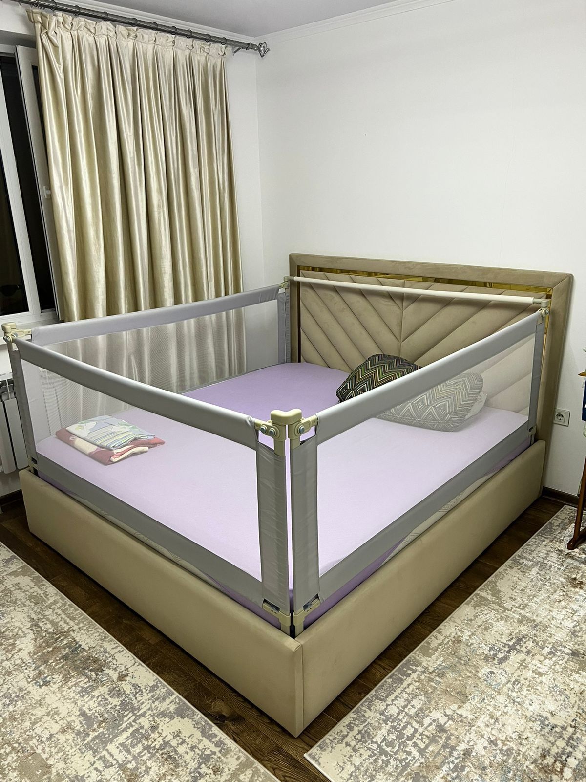 Защитные бортики (барьер) для кровати
