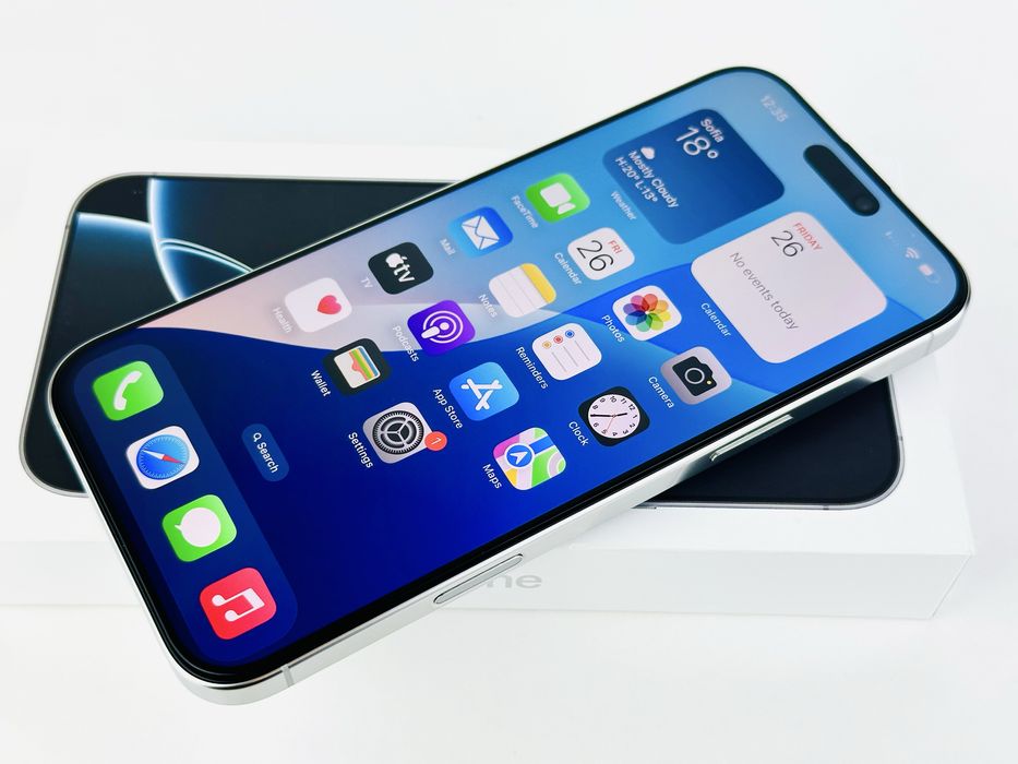 Apple iPhone 16 Pro Max 256GB White 100% Перфектен! Гаранция!