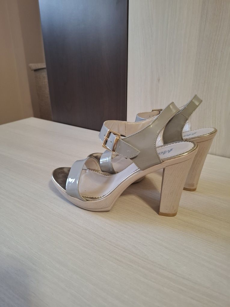 Sandale dama Marelbo, piele naturala, transport gratuit