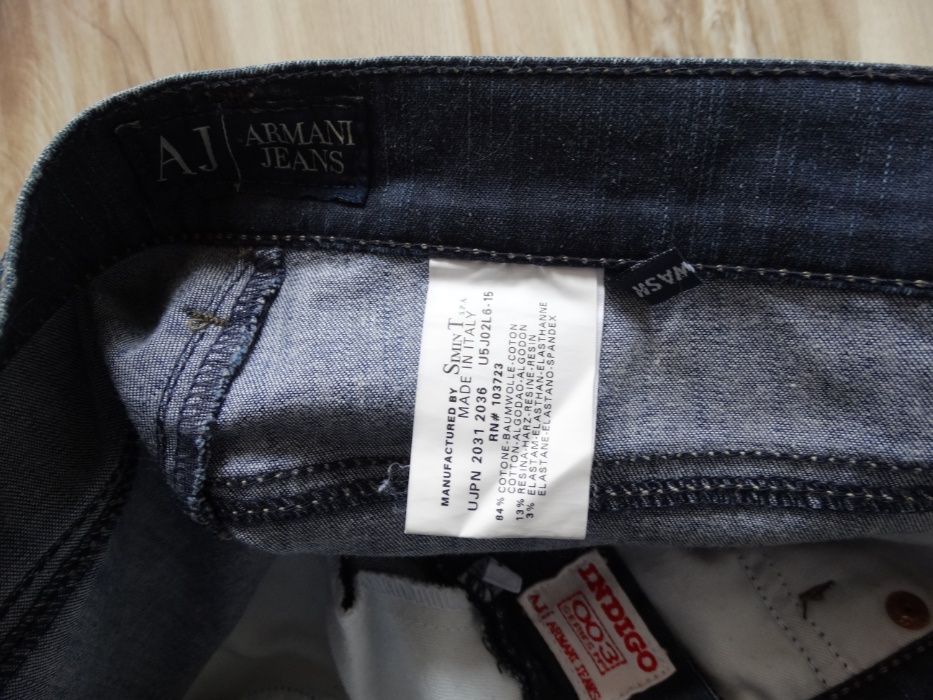 Армани Armani Jeans Indigo женски дънки размер 28