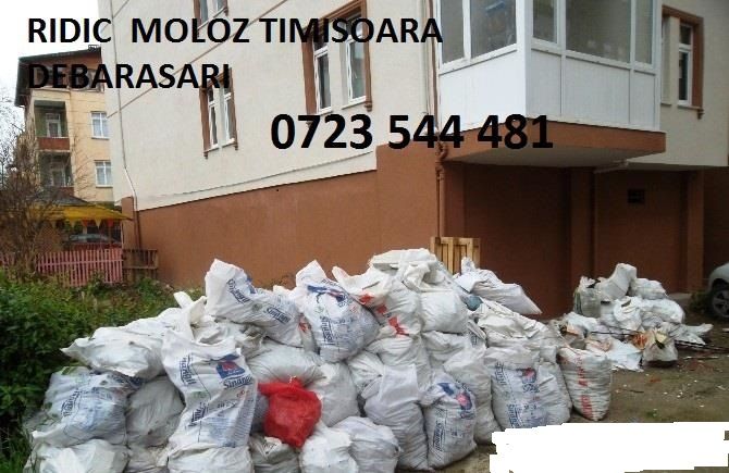 Ridic moloz  Debarasari apartamente mobila veche beciuri transport