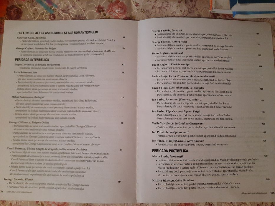 Literatura română - 68 de eseuri pentru Bacalaureat
