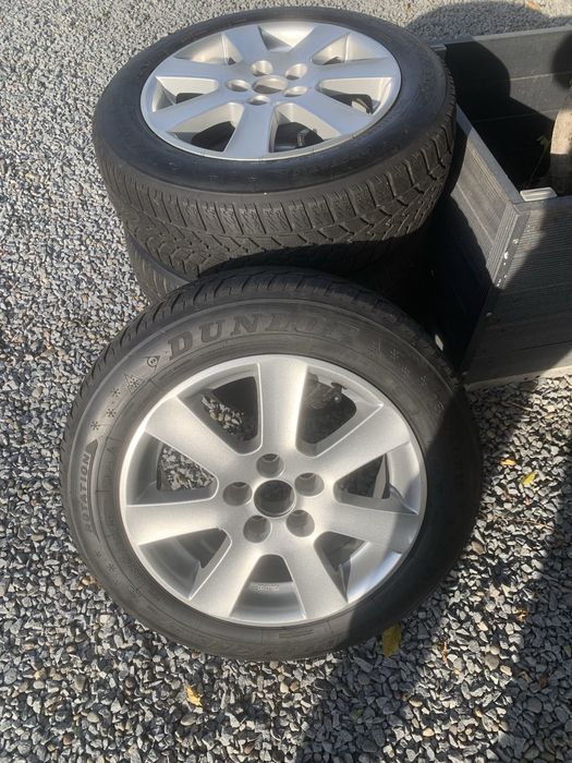 Jante Aliaj 5x100 R15 cu Anvelope Iarna 185/60/15