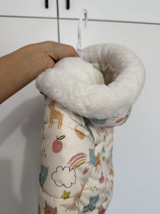 Детский теплый комбинезон 9-12 месяцев