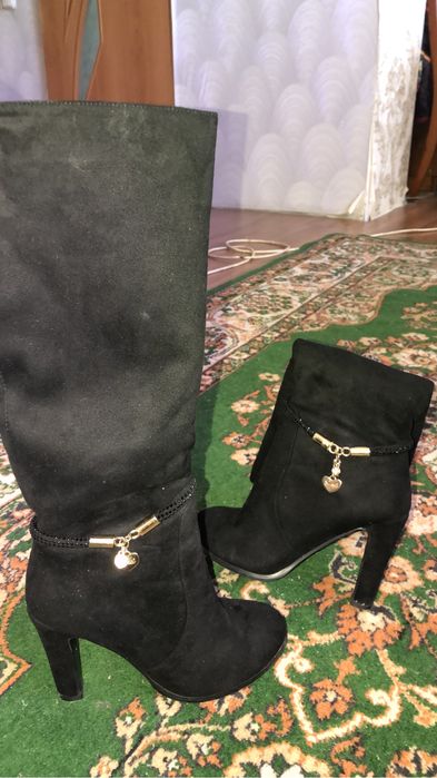 Обувь сапаги красивые модные новые не носила