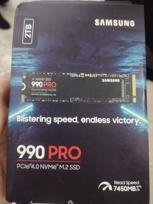 SSD Samsung 2TB 990 pro PCIe 4.0 NVMe M.2