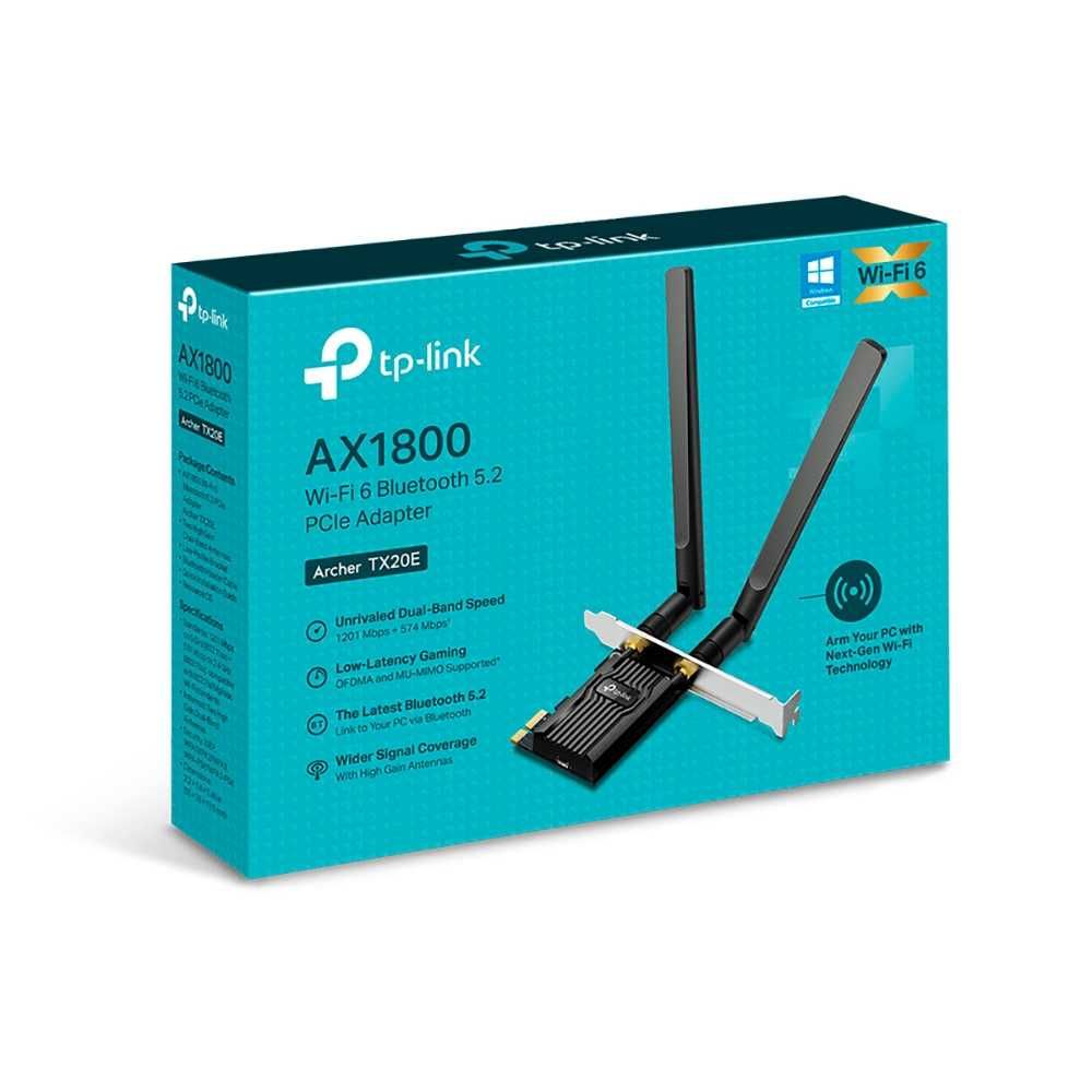 TP-LINK Archer TX20E Wi-Fi 6 адаптер + Bluetooth 5.2 + доставка 24/7
