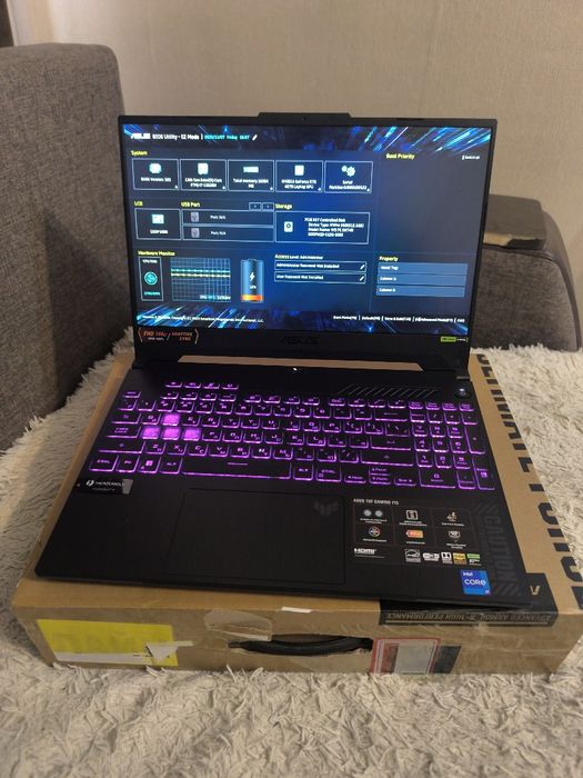 Новый игровой RTX 4070, i7-13620H ноутбук Asus tuf gaming f15