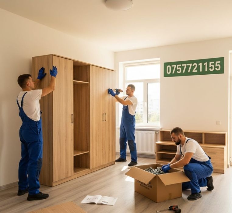 Transport mobila, mutări mobila, mutări obiecte grele, mutări sedii