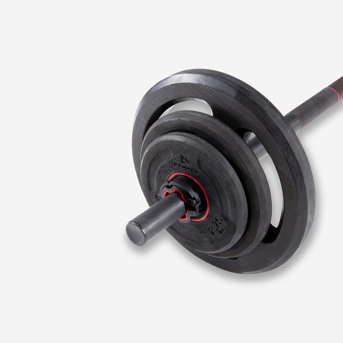 Set 20 kg pump Bodybuilding 1,30 m 28mm, - produs resigilat Decathlon