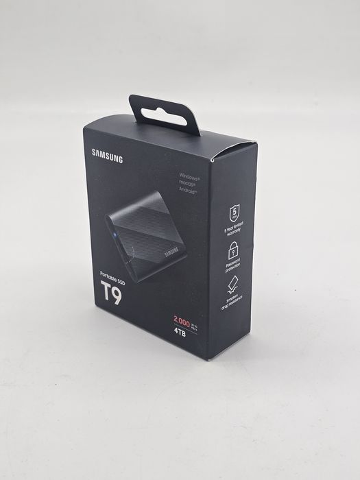 SSD extern SAMSUNG T9 MU-PG4T0B/EU 4TB USB 3.2 Gen 2, negru