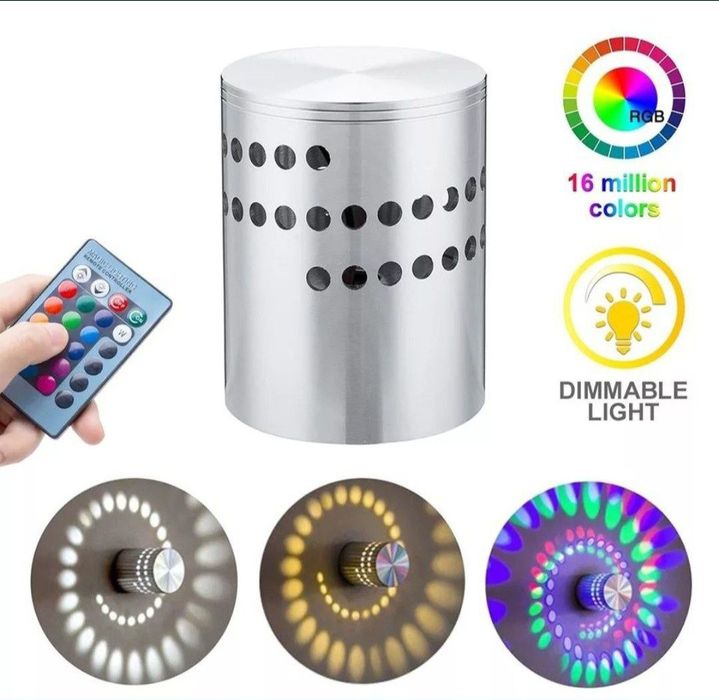 Lampa de perete spirala