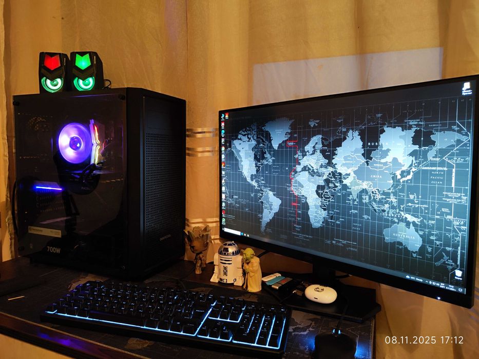 Геймърски i5 14400f,RX 6700 XT 12GB,RAM 16GB DDR4 3000,SSD 512GB NVME