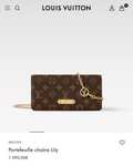 Louis Vuitton Lily wallet on chain