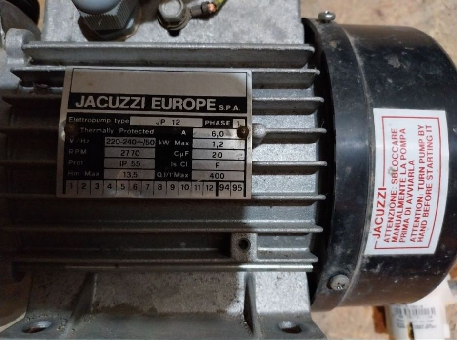 Motor cada hidromasaj