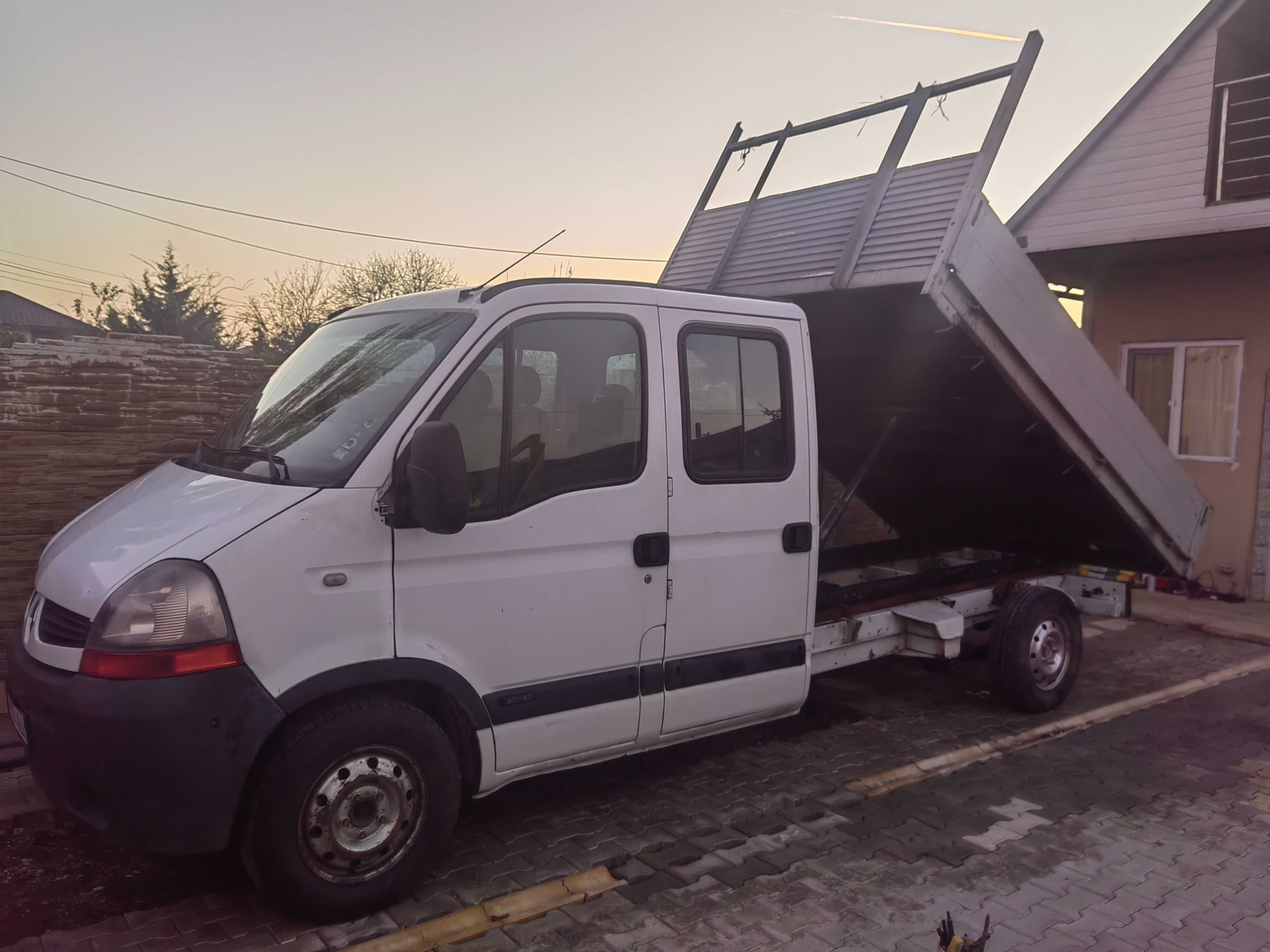 Vand sau schimb renault master 2.5 euro 4 2008 basculabila