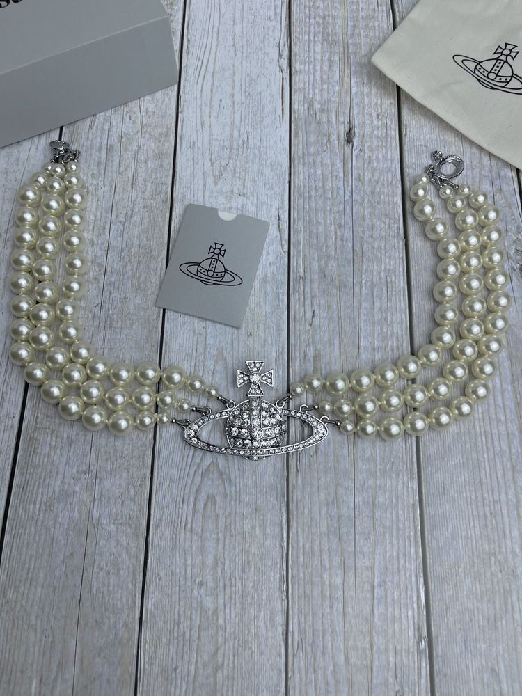 Vivienne Westwood Pearl Three Row Choker