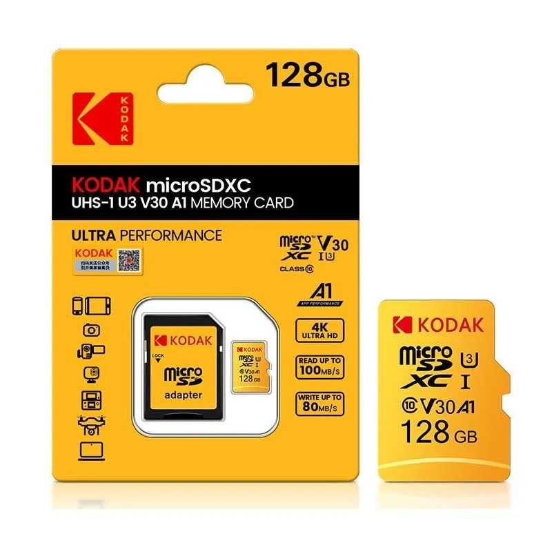 Micro sd флешка 64/128gb kodak 10 class