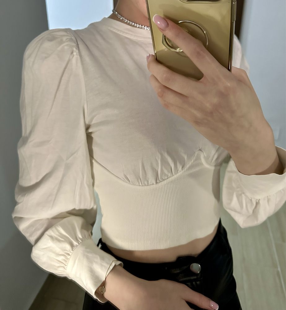 Bluza stil corset Bershka