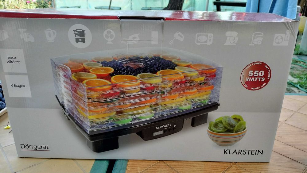 Aparat electric Klarstein de uscat fructe și legume