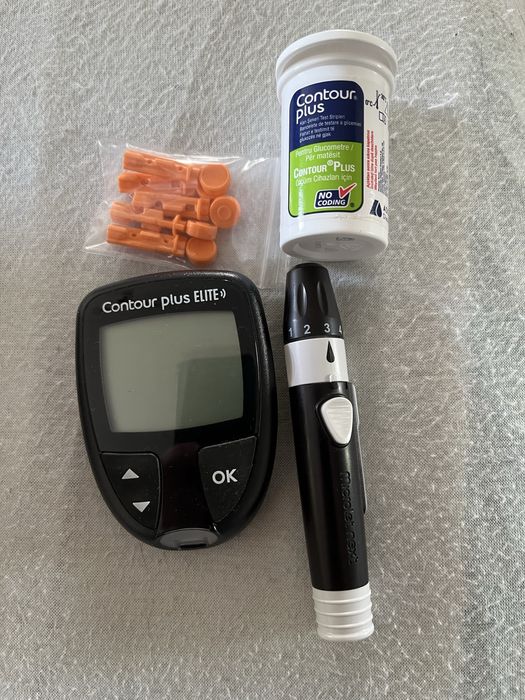 Glucometru Contour Plus Elite 10 teste si 5 ace 5 lei livrarea azi