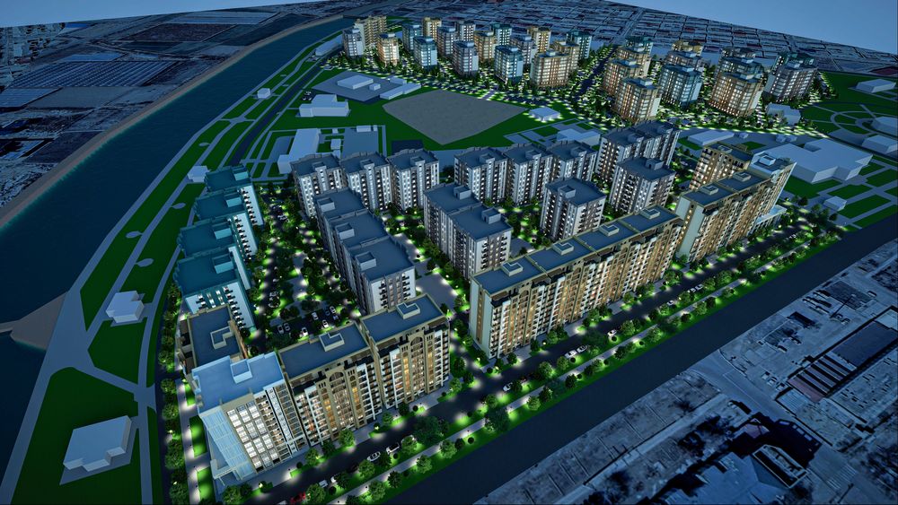 “Yangi O’zbekiston” massivida qad ko’tarayotgan ko’p qavatli uylar!