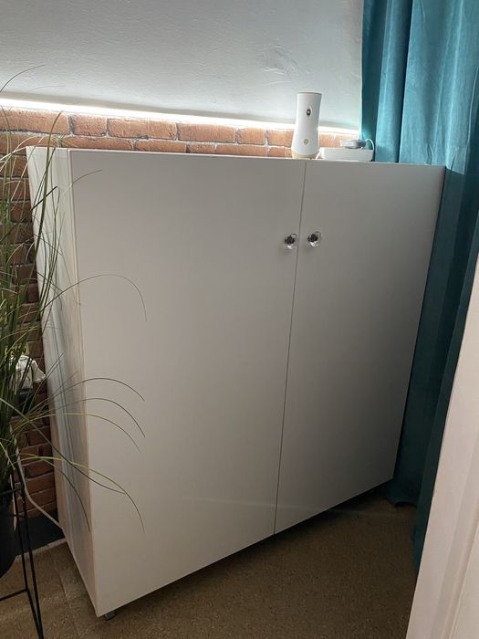 Dulap cu 2 usi pal alb