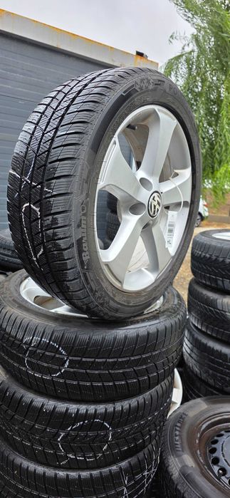 Jante aliaj originale VW PASSAT CC - anvelope iarna 205 50 17 CA NOI