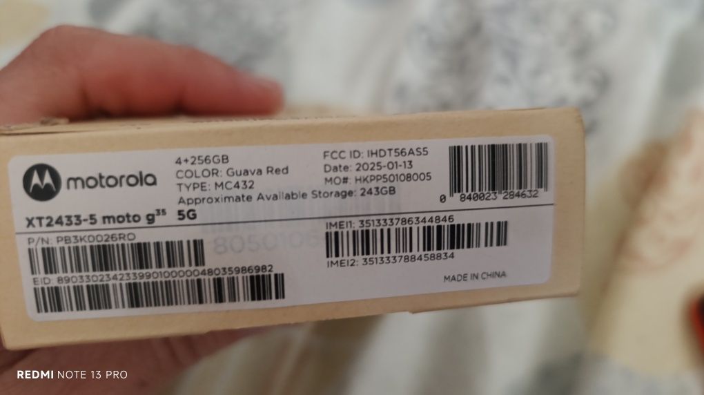 Продавам MOTOROLA G35