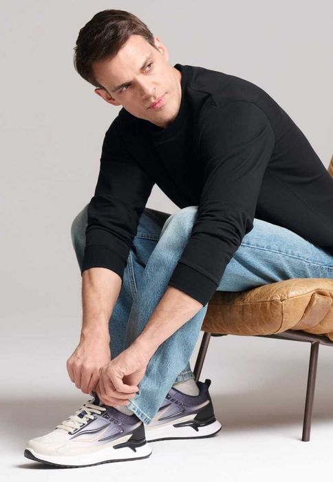 Мужские кроссовки Style, цвет черно-бежевый - Кофморт и Стиль