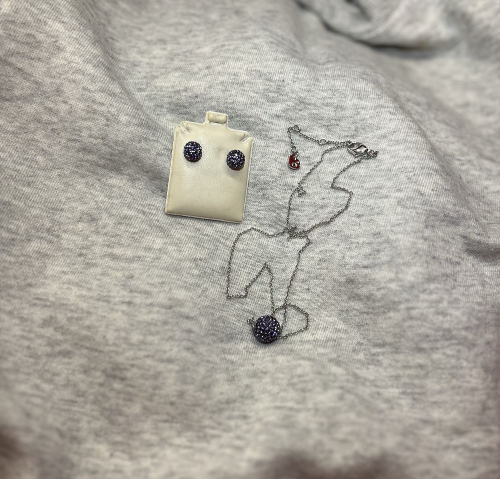 Swarovski колие и обеци