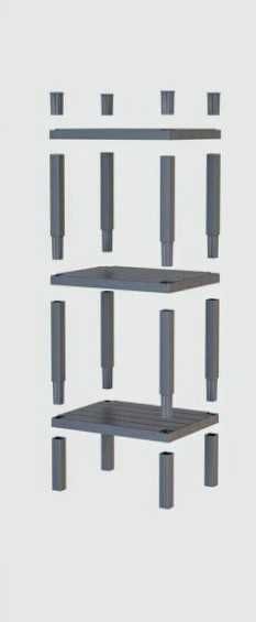 Етажерка в бял цвят ( 2  варианта )