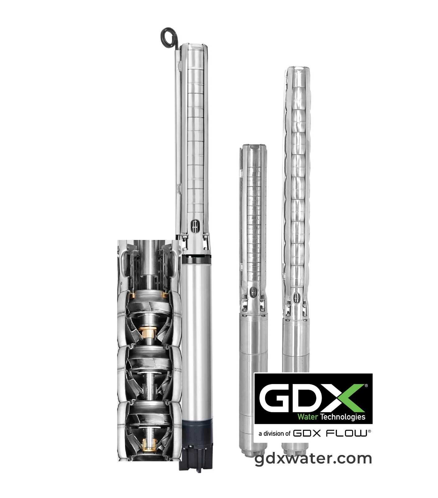 Pompa Submersibila industriala GDX GKP 610-52, 18.5 kW - 52 ROTORI