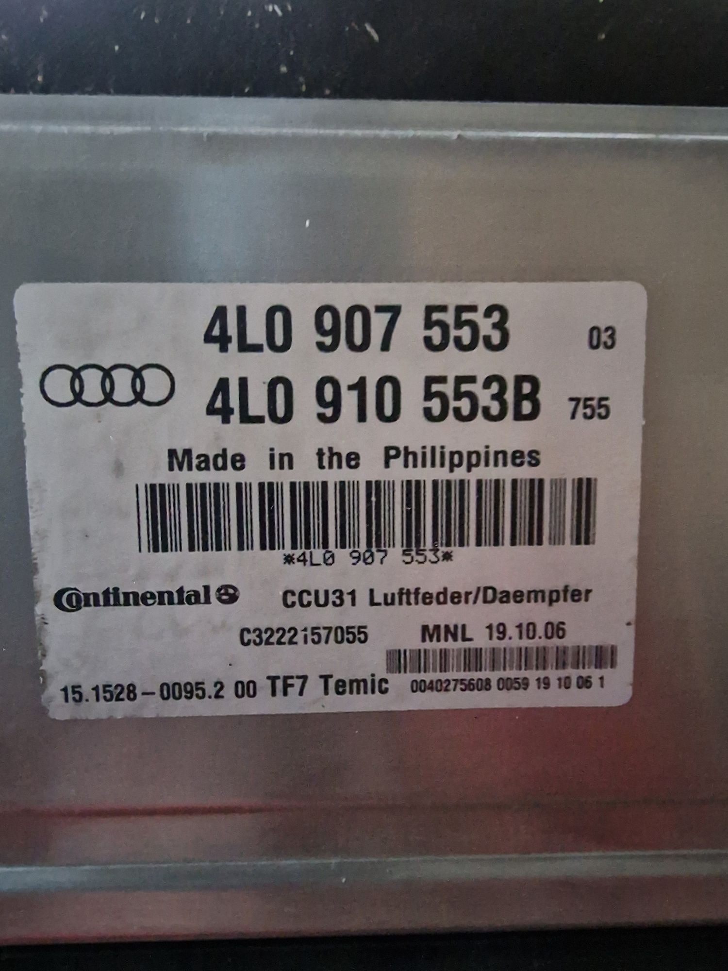 Calculator suspensie audi Q7 4L0910553B