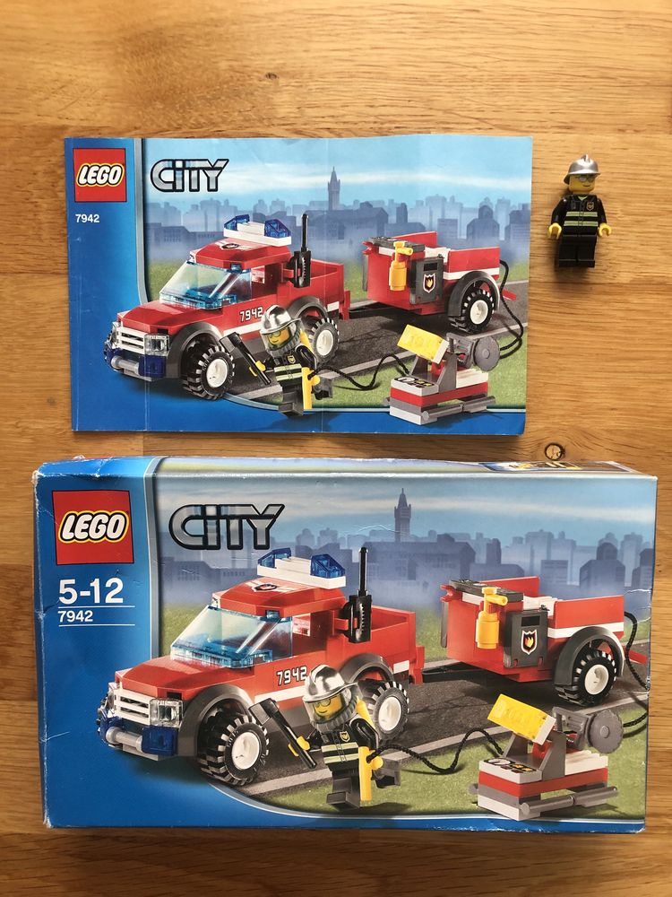 Lego City 7942 Masina de pompieri cu remorca