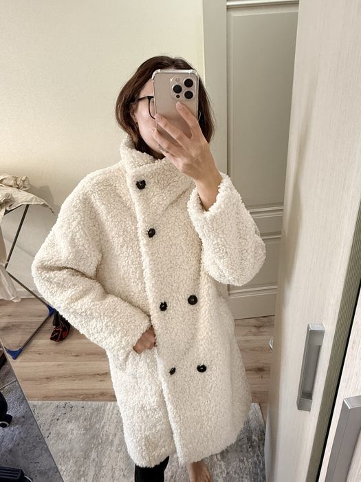 Шуба тедди в отличном состоянии