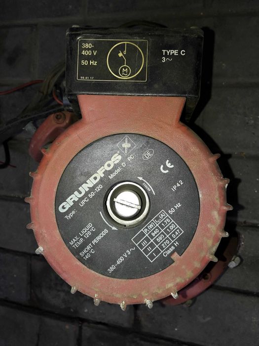 Циркуляционный насос Grundfos UPS 50-120 D  3x400 В 50 Гц