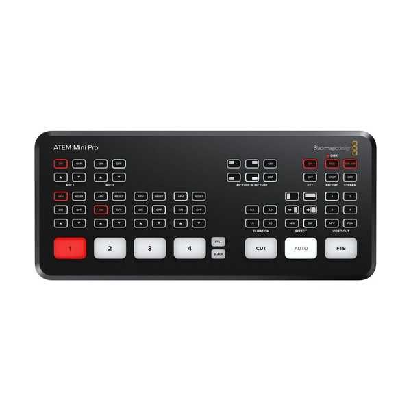 Видеосмесител, рекордер и енкодер Blackmagic Design ATEM Mini PRO