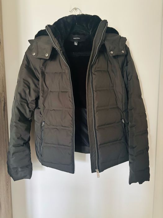 Geacă puf si pene – Verde închis, S/36