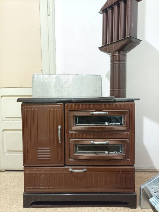 Печка за дърва с две фурни