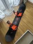 Snowboard Rossignol 166W cu legaturi Raven(XL) quickrelease