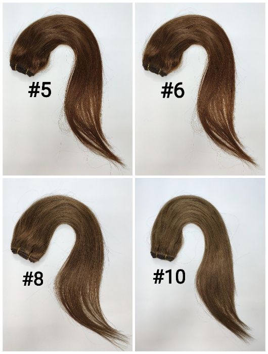 Естествена коса (екстеншън) на треса за удължаване и сгъстяване