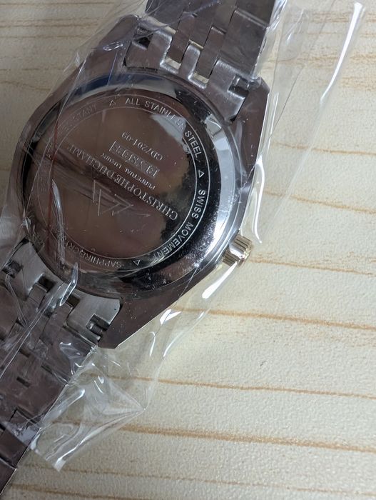 Christophe Duchamp ceas Sunray Mother of Pearl 11 Diamante Gold/Silver