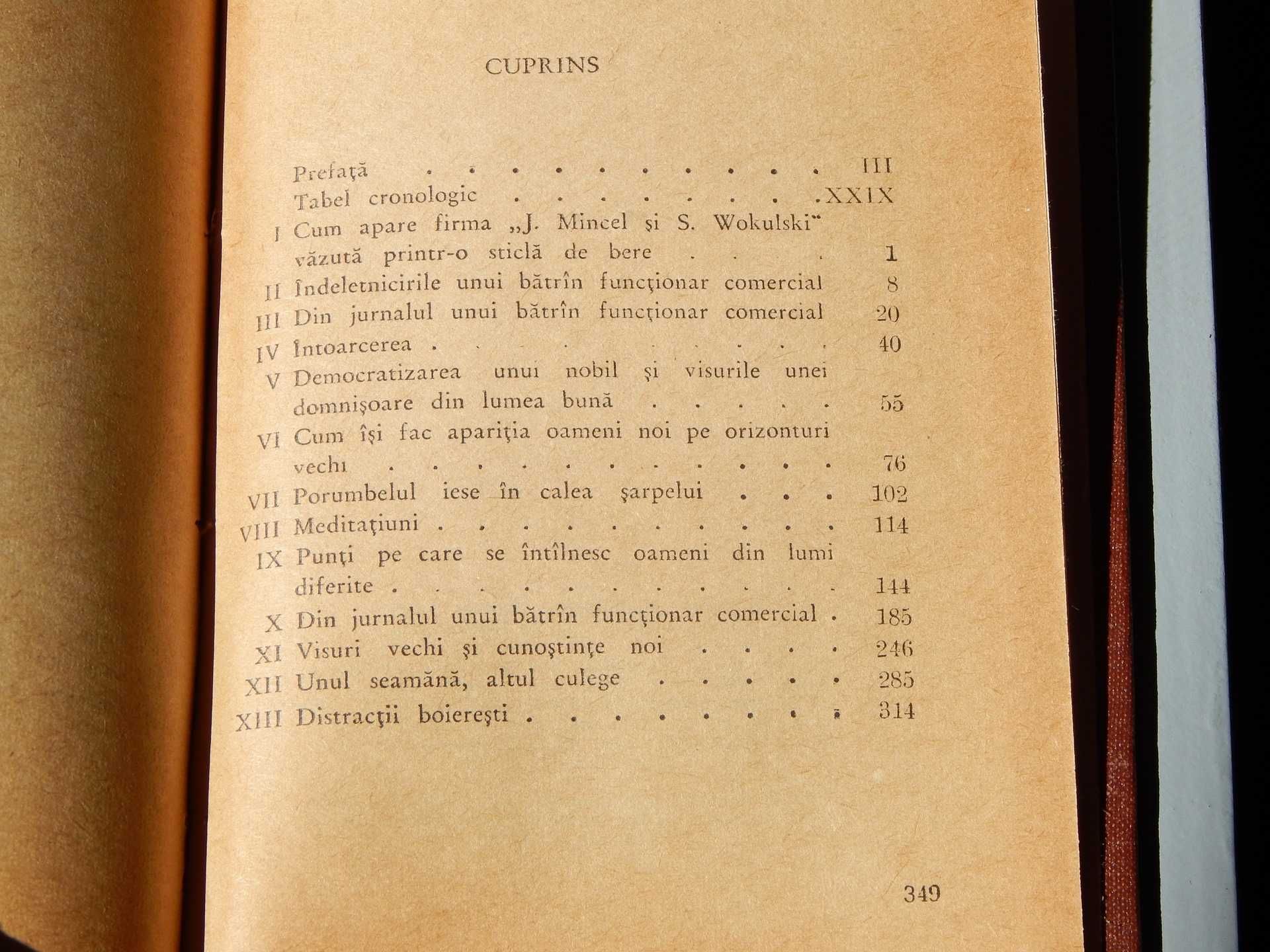Papusa Boleslaw Prus 3 volume Editura pentru Literatura 1963